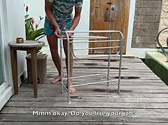 Paid repairman with pussy and cumwalk