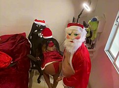 numa noite de natal a linda da garota levou o pau