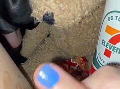 crazy arabian slut loves bbc food fetish