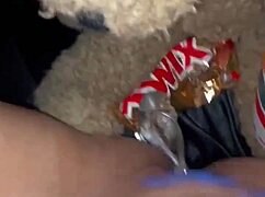 crazy arabian slut loves bbc food fetish