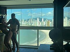 Rich millionaire shows how to make pretty babe cum using toys and riding 😈