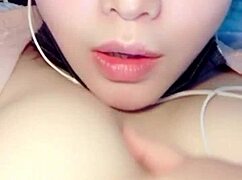 webcam chinese girl aa shows off on stream