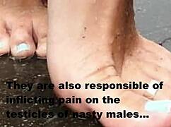 male worships femdom in public