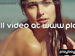 shy teen katrine pirs slips out of her bikini