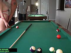 Tight Teen Kinsley Kane Fucked Hard From Behind On Pool Table!