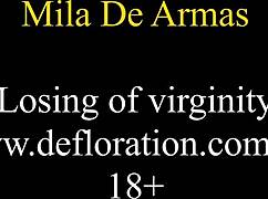 mila de armas hardcore petite 18+ babe defloration