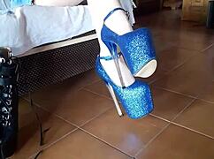 in this short video i share these beautiful black ankle boots with high heels
