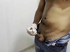 polla dura during athletic casting interview with muscular latina