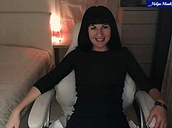 helga muah strips lingerie and caresses clit in sexy tease