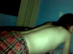 Enjoying a schoolgirls ass in hotel until red