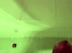 Slow Motion Solo Cumshots In Bathroom