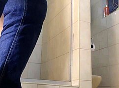 hot 18 year old fingers her small pussy while sucking cock