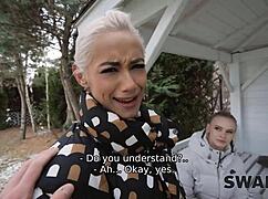 swap4k forest hike turns into threesome with cuckold watching