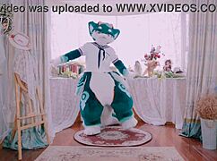 cute dragon dances playfully