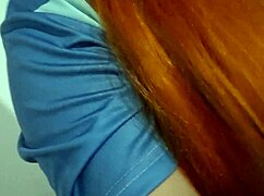 cute trans gwen in torn leggings gets dildo anal