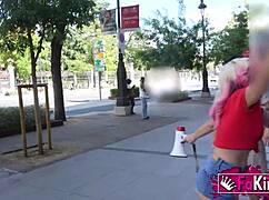 Sandra V Kisses Men And Women Seeking Her Stud