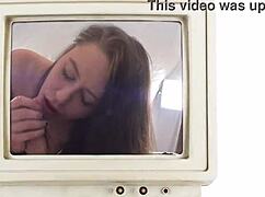 Aria rose gets her back blasted full
