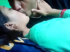 kissing and pressing girlfriends boobs
