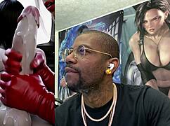 transgender abby fucks ebony pussy while sadako and ranger cum hard ai generated