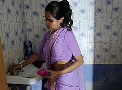Hot Desi Bhabhi Fucked Hard By Plumber In Bathroom