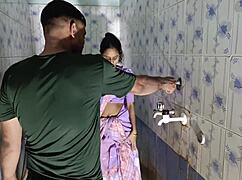 Hot Desi Bhabhi Fucked Hard By Plumber In Bathroom