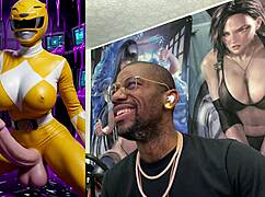 transgender abby fucks ebony pussy while sadako and ranger cum hard ai generated