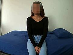 Latina Teen Gets Casting Creampie After Interview Blowjob