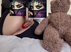 emo gothic girl masturbate with strawberry-kinky fetish porn- virgin tight pussy-amateur arabian snowwhite- multiply orgasms