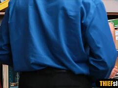 perky titted teen 18+ thief humiliated by perv lp officer