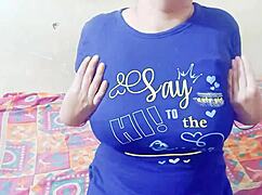 sexy neeru rubbing and playing with her hairy big pussy