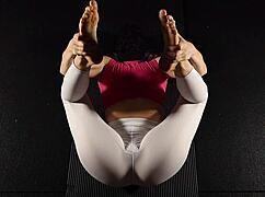 Mindful Edging Yoga Session For Extended Pleasure