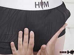 Sage Rouxs Balls Bouncing While Fucking Alix Averys Tight Pussy