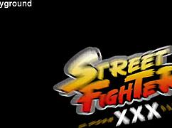 jade kush as chun li fights to swallow two cocks - street fighter porn cosplay parody