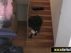 Homeless Hottie Cleans Up With Hardcore Tub Fuck