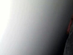 cute girlfriend nervous at gloryhole gets filled