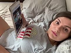 step sister caught masturbating in her room today