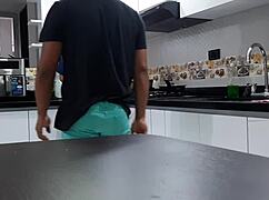 I Convince Employee To Fuck In Kitchen