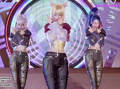 mmd kard gunshot ahri kaisa evelynn dance