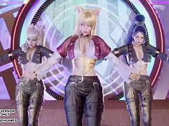 mmd kard gunshot ahri kaisa evelynn dance