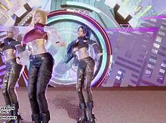 mmd kard gunshot ahri kaisa evelynn dance