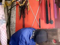 sperm games pour used condoms on slave
