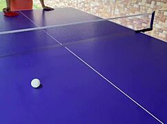 strip ping pong game ends in incredible sex with valeria