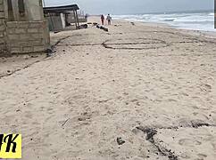 Bibi invites slutty bitch for beach shoot