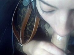 Latina flashes tits and ass on the public bus