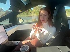 Taking my best friends girlfriends virginity- creamy car sex-rosie rider