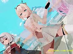 novr mmd irohakoyorichloe dance 3d hololive hentai