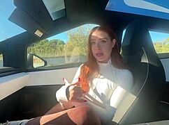 Taking my best friends girlfriends virginity- creamy car sex-rosie rider