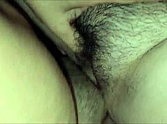 Chubby indian girl shows hairy pussy close up