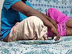 Indian desi bhabhi encounters dewar in private bedroom