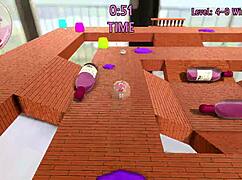flying through levels to see maid game scenes